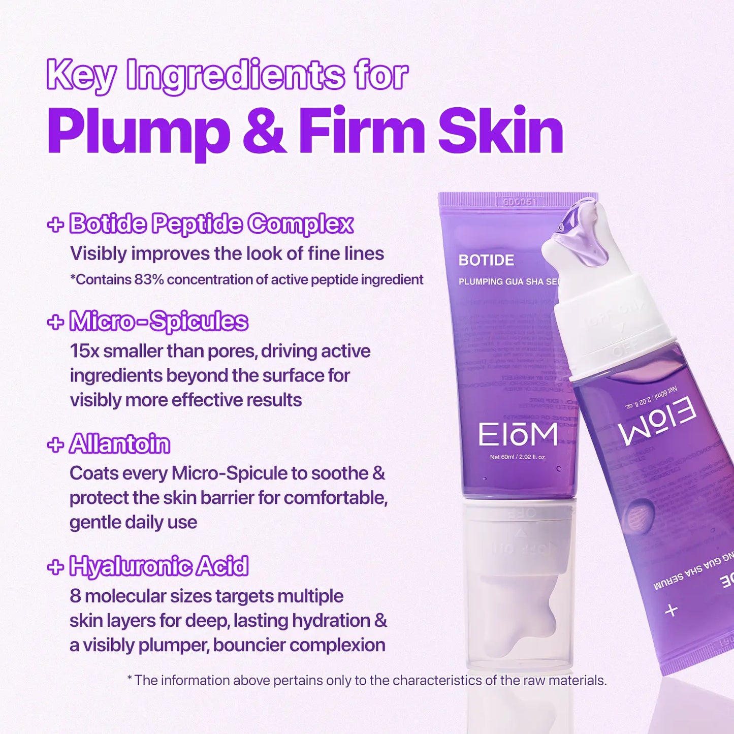 EIOM Botide Plumping Gua Sha Serum + Hydrogel Eye Patch Duo Bundle | Sculpting, Plumping, Depuffing Gua Sha Collagen Peptide Serum and under Eye Patches for Dark Circles & Puffy Eyes