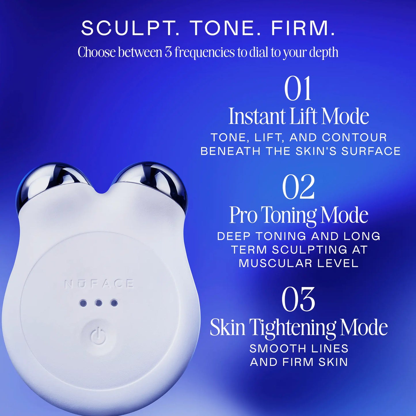 NUFACE MINI+ Microcurrent Face Massager Device, Fda-Cleared - Neck & Facial Sculpting Tool for Skin Tightening, Contouring, Depuffing, Toning & Support Lymphatic Drainage + Activator Gel